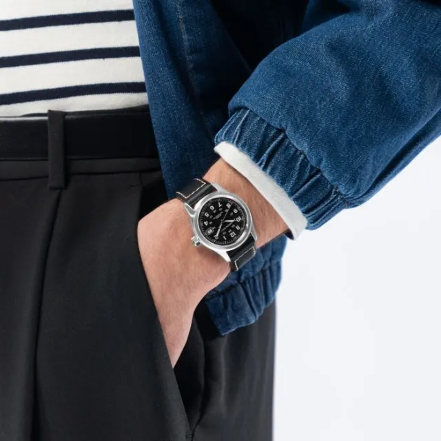 Hamilton Khaki Field Auto Otomatik Siyah H70455733 Görsel 5