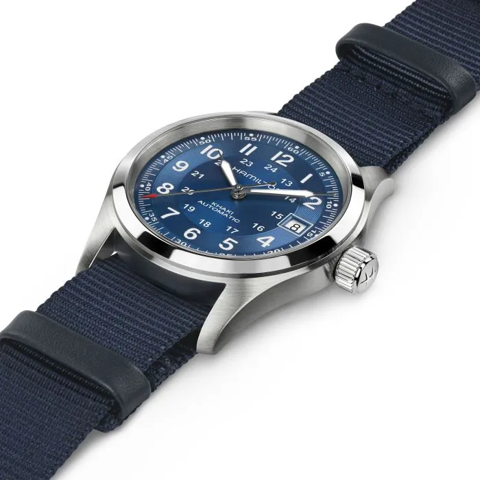 Hamilton Khaki Field Auto Mavi H70455940 detay görseli 1
