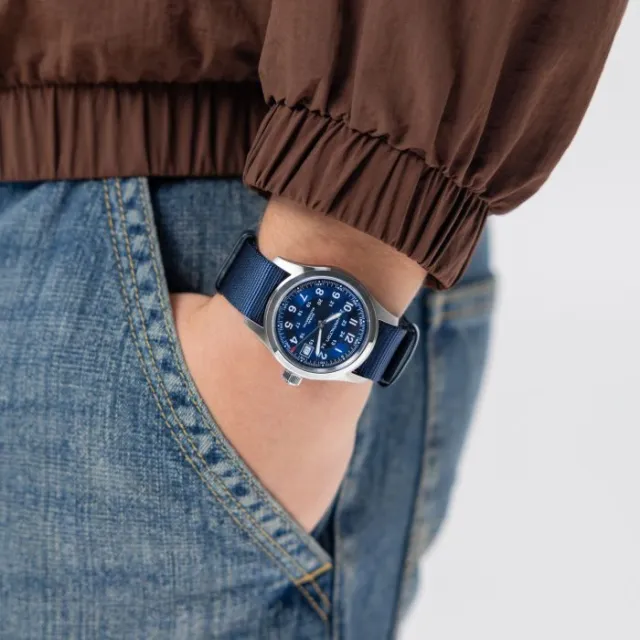 Hamilton Khaki Field Auto Mavi H70455940 Görsel 6