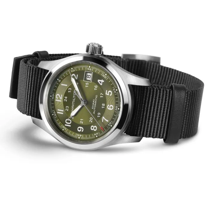 Hamilton Khaki Field Auto Otomatik Yeşil H70455960 detay görseli 2