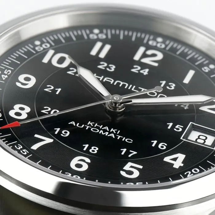 Hamilton Khaki Field Auto Call of Duty Otomatik Siyah H70475930 detay görseli 3