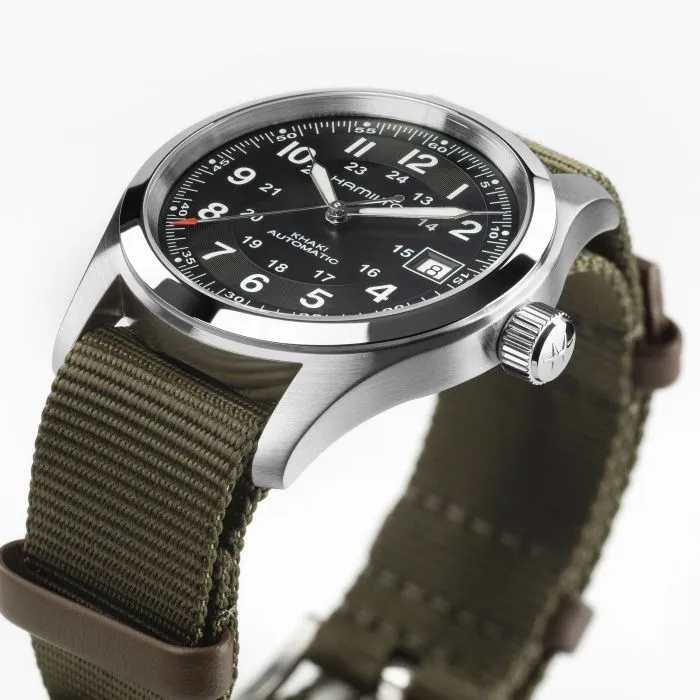 Hamilton Khaki Field Auto Call of Duty Otomatik Siyah H70475930 detay görseli 4
