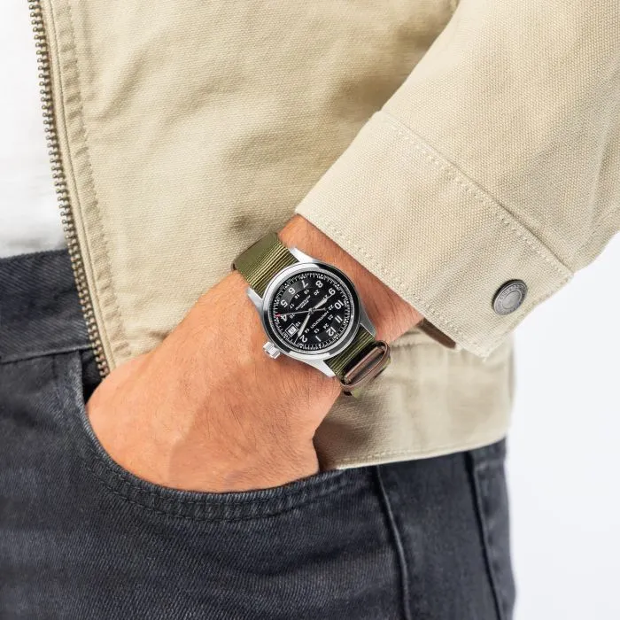 Hamilton Khaki Field Auto Call of Duty Otomatik Siyah H70475930 detay görseli 5