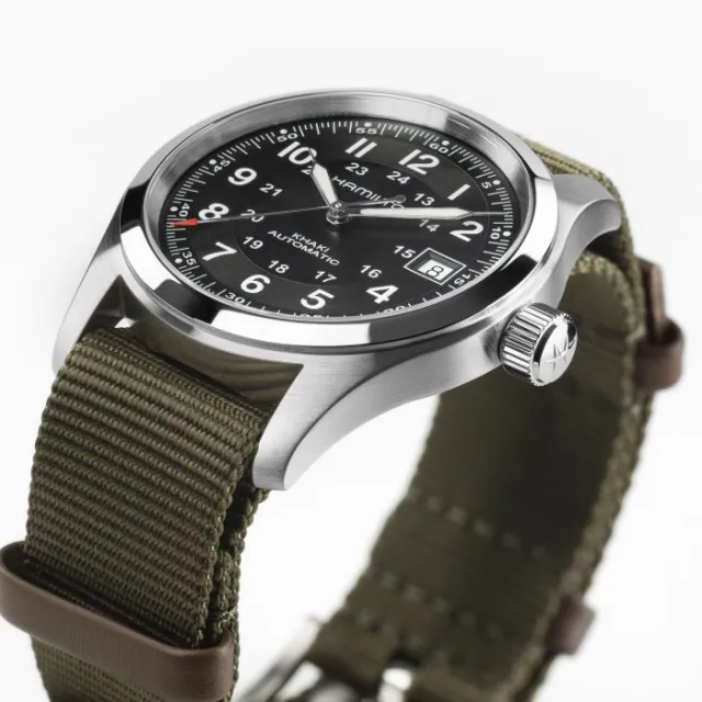 Hamilton Khaki Field Auto Call of Duty Otomatik Siyah H70475930 Görsel 5