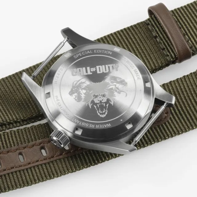 Hamilton Khaki Field Auto Call of Duty Otomatik Siyah H70475930 Görsel 7