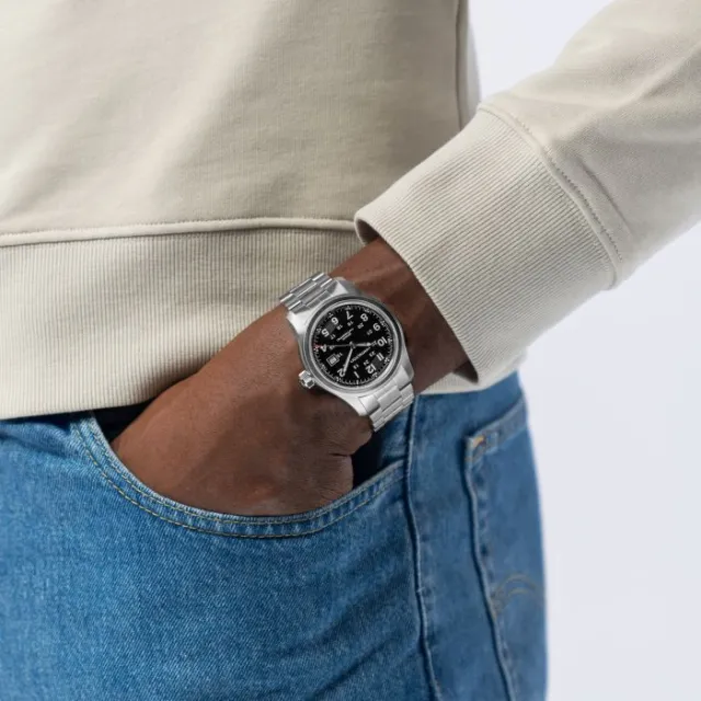 Hamilton Khaki Field Auto Otomatik Siyah H70515137 Görsel 2