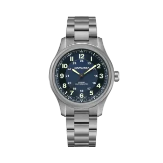 Hamilton Khaki Field Titanium Auto Mavi H70545140