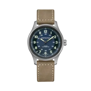 Hamilton Khaki Field Titanium Auto Mavi H70545540
