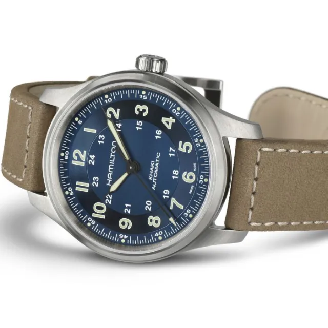 Hamilton Khaki Field Titanium Auto Mavi H70545540 Görsel 3