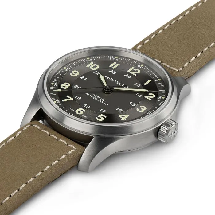 Hamilton Khaki Field Titanium Auto Black H70545550 detay görseli 2