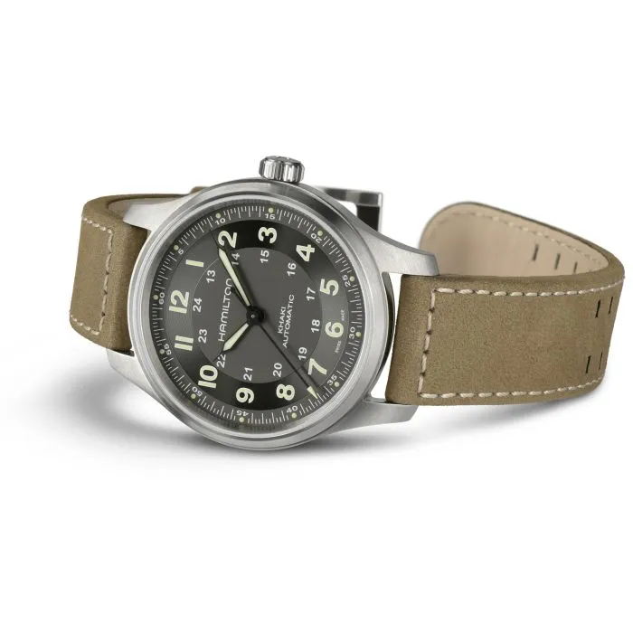 Hamilton Khaki Field Titanium Auto Black H70545550 detay görseli 3