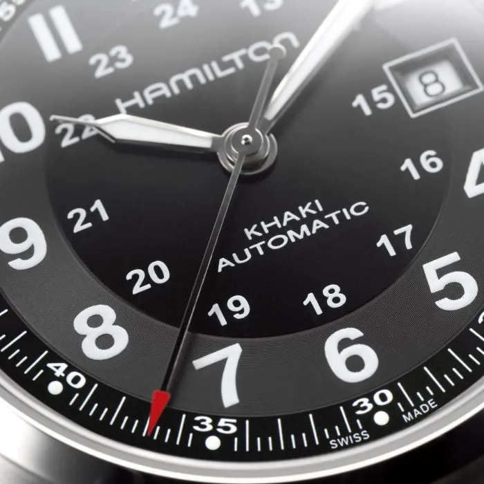 Hamilton Khaki Field Auto Black H70555533 detay görseli 2