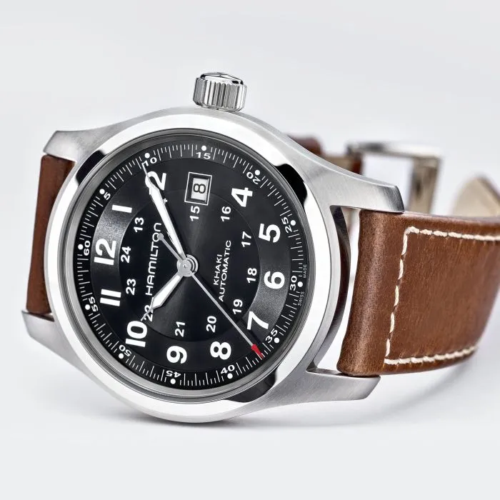 Hamilton Khaki Field Auto Black H70555533 detay görseli 3