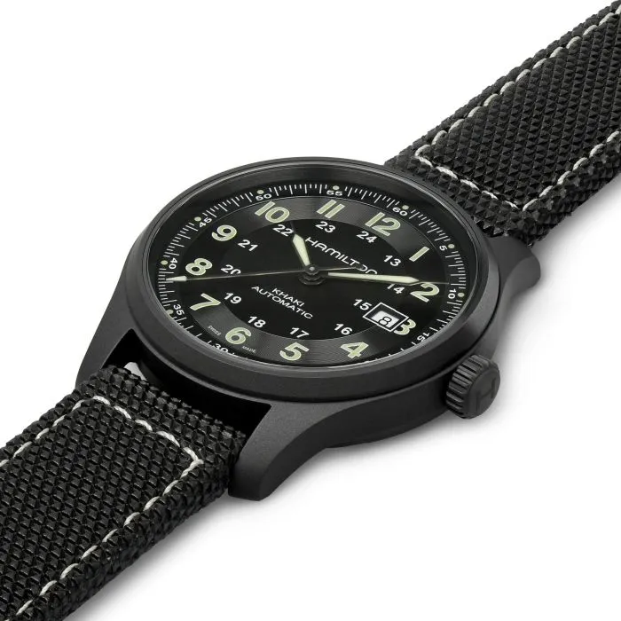 Hamilton Khaki Field Titanium Auto Black H70575733 detay görseli 1