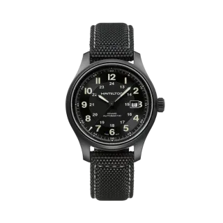 Hamilton Khaki Field Titanium Auto Black H70575733