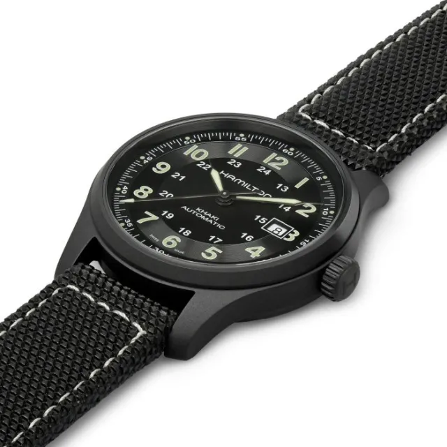 Hamilton Khaki Field Titanium Auto Black H70575733 Görsel 2