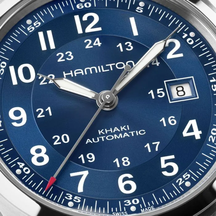 Hamilton Khaki Field Auto Lacivert H70605140 detay görseli 3