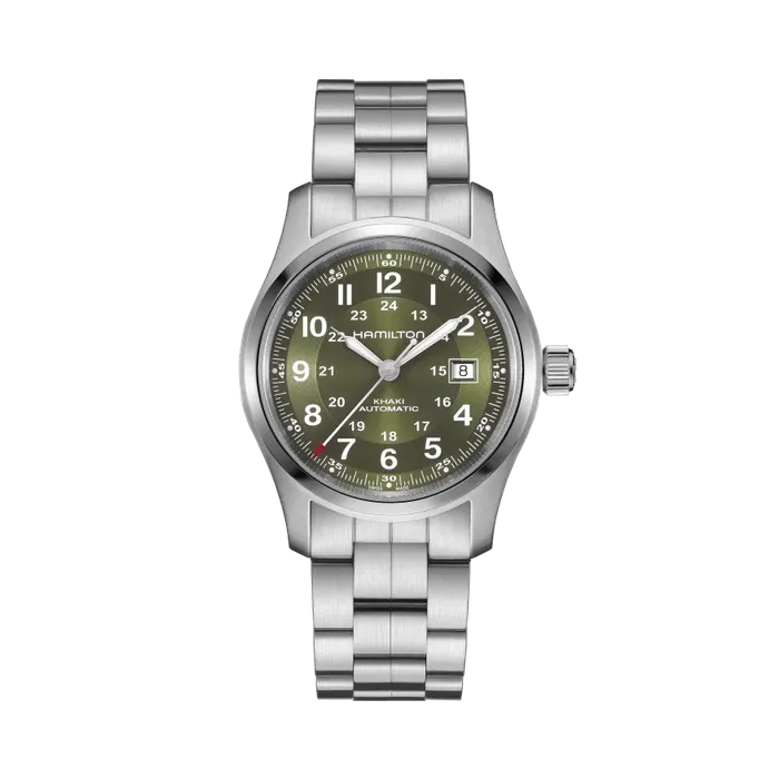 Hamilton Khaki Field Auto 42mm Yeşil H70605160