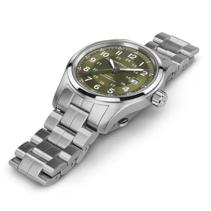 Hamilton Khaki Field Auto 42mm Yeşil H70605160 detay görseli 3