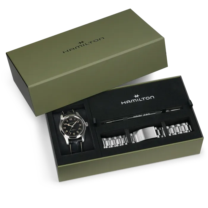 Hamilton Khaki Field Murph Otomatik Siyah H70605732 detay görseli 1