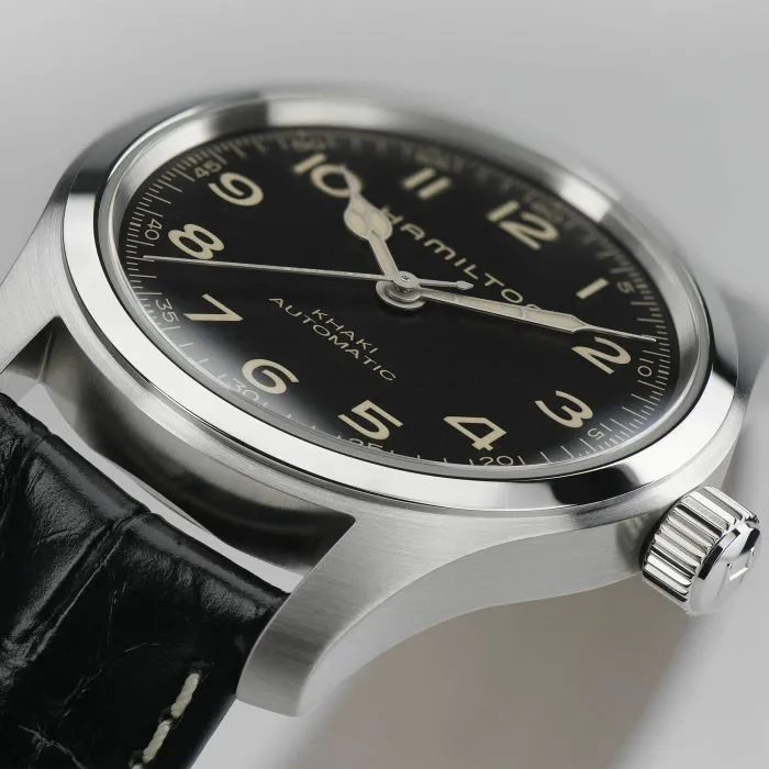 Hamilton Khaki Field Murph Otomatik Siyah H70605732 detay görseli 4