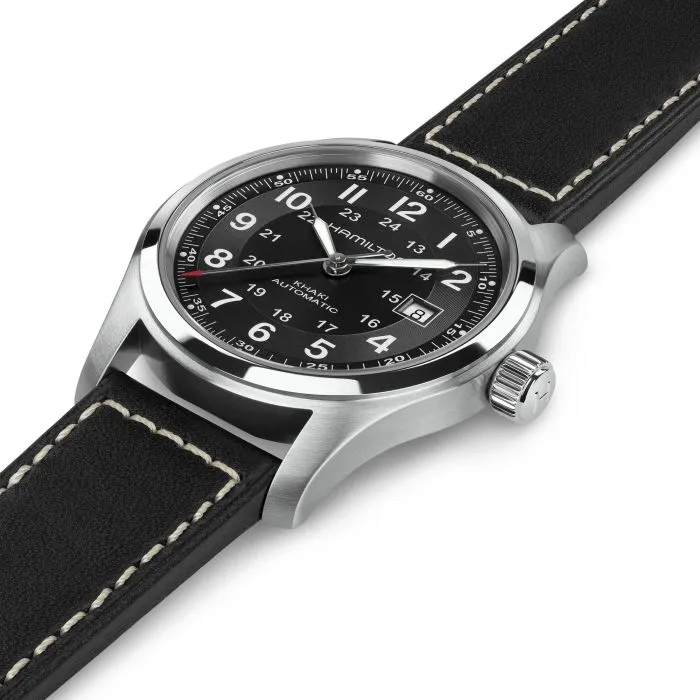 Hamilton Khaki Field Auto Otomatik Siyah H70605733 detay görseli 1