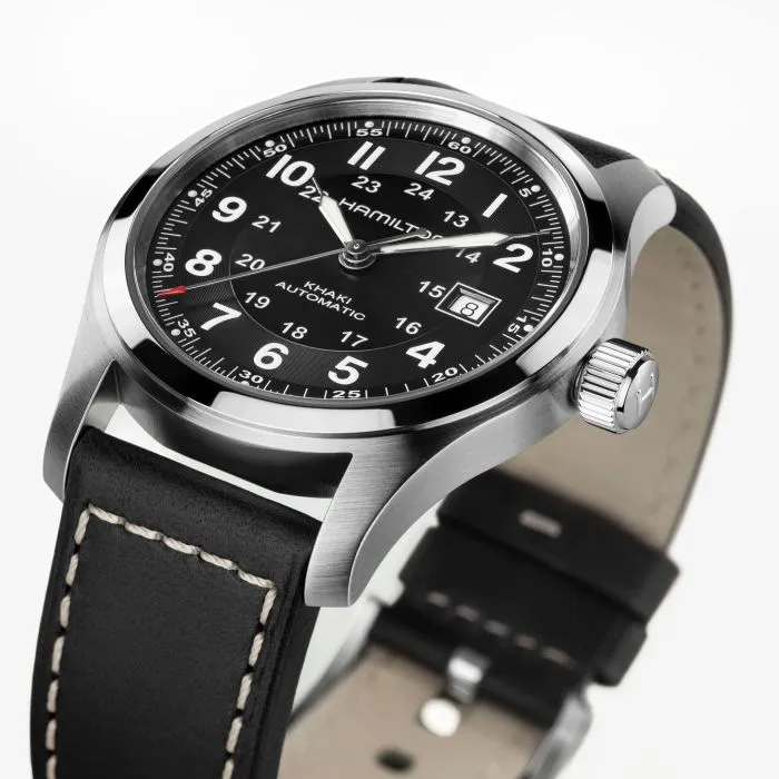 Hamilton Khaki Field Auto Otomatik Siyah H70605733 detay görseli 3