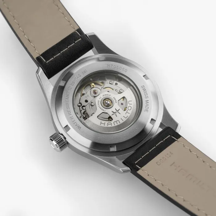 Hamilton Khaki Field Auto Otomatik Siyah H70605733 detay görseli 5