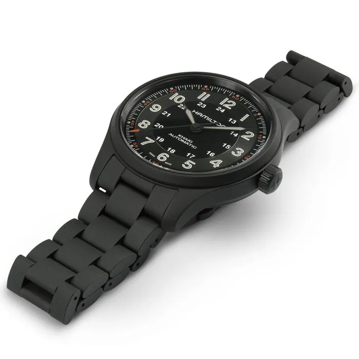 Hamilton Khaki Field Titanium Auto Siyah H70665130 detay görseli 1
