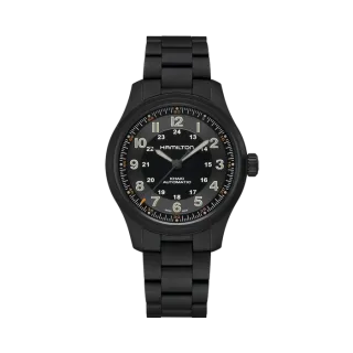 Hamilton Khaki Field Titanium Auto Siyah H70665130