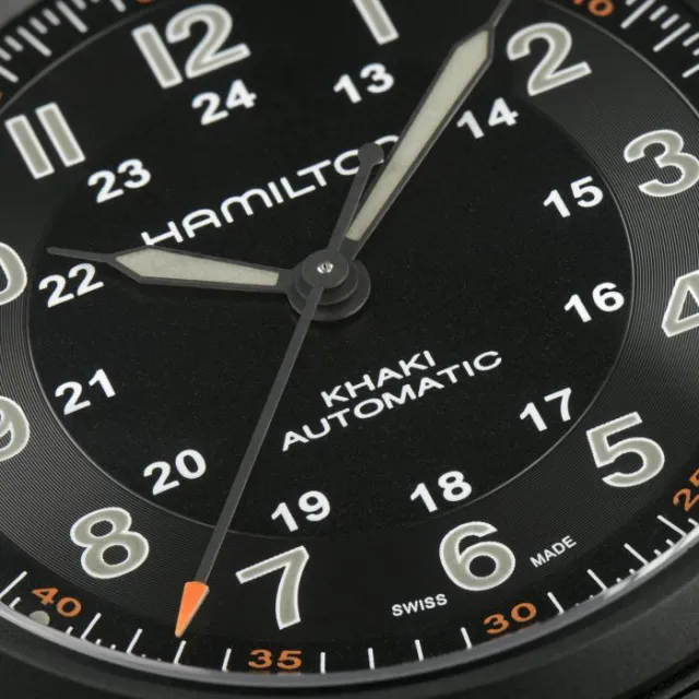 Hamilton Khaki Field Titanium Auto Siyah H70665130 Görsel 4