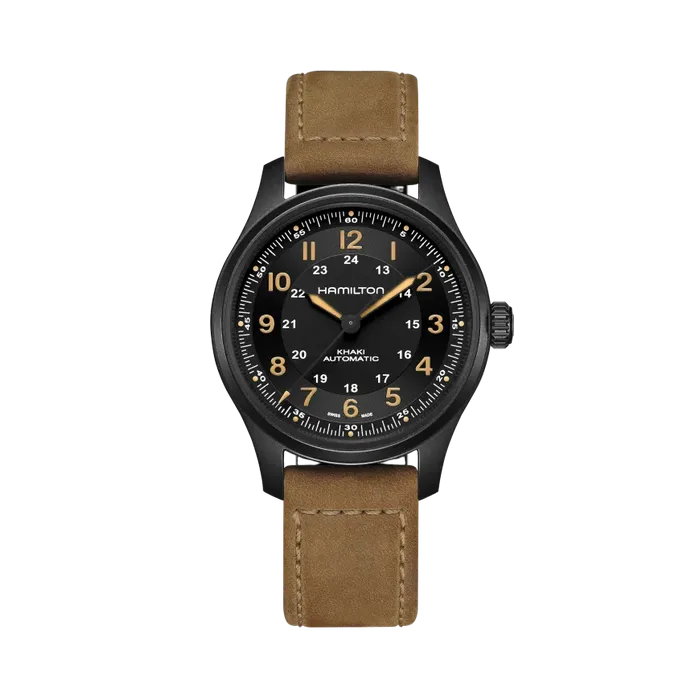 Hamilton Khaki Field Titanium Otomatik Siyah H70665533
