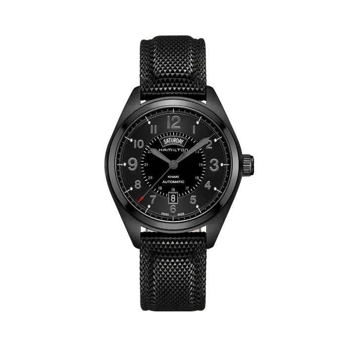 Hamilton Khaki Field Day Date Auto Otomatik Siyah H70695735