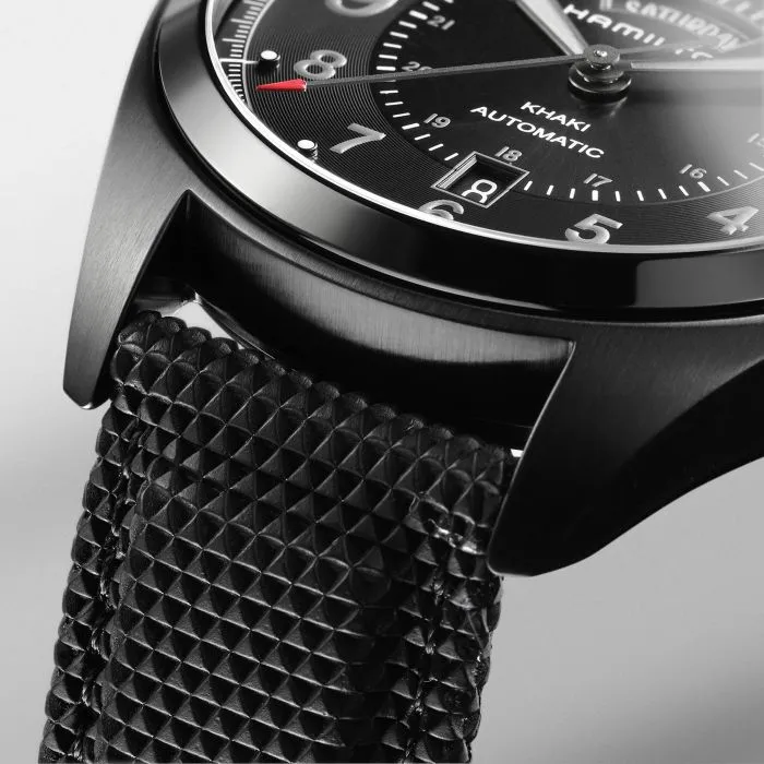 Hamilton Khaki Field Day Date Auto Otomatik Siyah H70695735 detay görseli 2