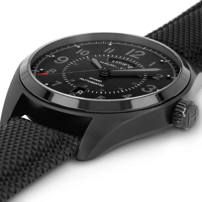 Hamilton Khaki Field Day Date Auto Otomatik Siyah H70695735 detay görseli 3