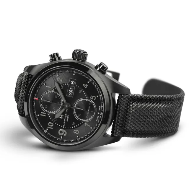 Hamilton Khaki Field Auto Chrono Siyah H71626735 Görsel 6