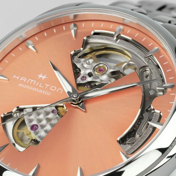 Hamilton Jazzmaster Open Heart Auto Kayısı H32215100 detay görseli 2
