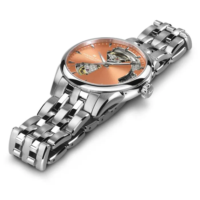 Hamilton Jazzmaster Open Heart Auto Kayısı H32215100 detay görseli 1