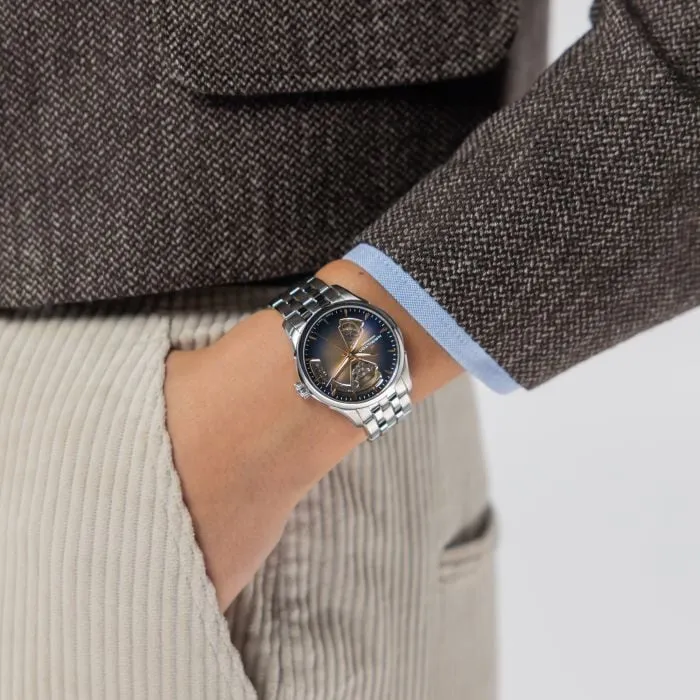 Hamilton Jazzmaster Open Heart Auto Champagne H32215101 detay görseli 5