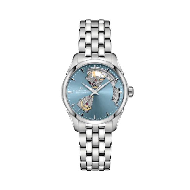 Hamilton Jazzmaster Open Heart Auto Mavi H32215140 Görsel 1