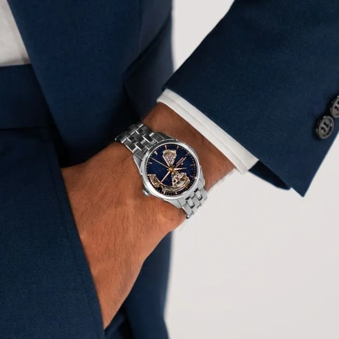 Hamilton Jazzmaster Open Heart Auto 36mm Blue Aventurine H32215142 detay görseli 4