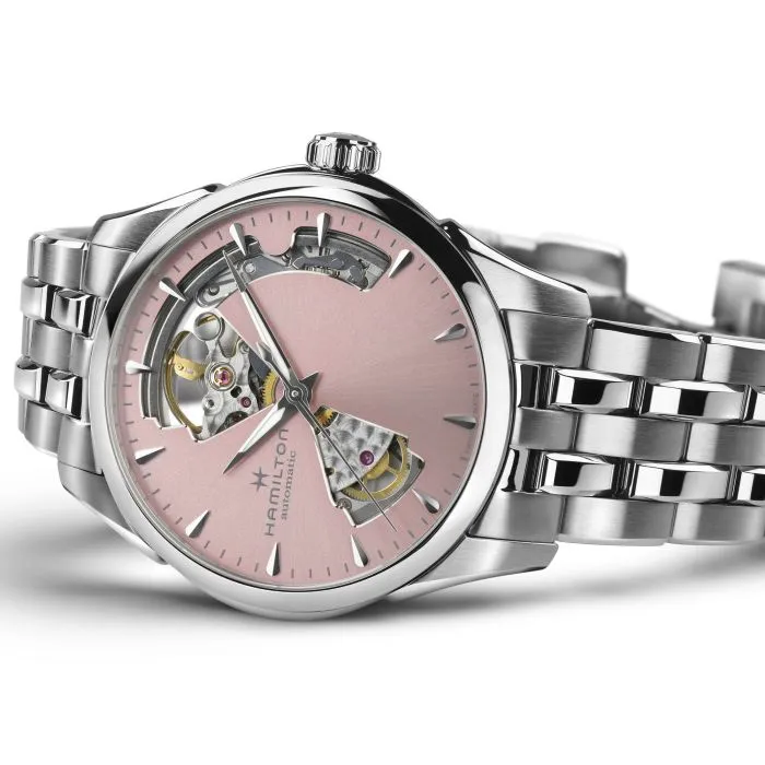 Hamilton Jazzmaster Open Heart Auto Pink H32215170 detay görseli 2