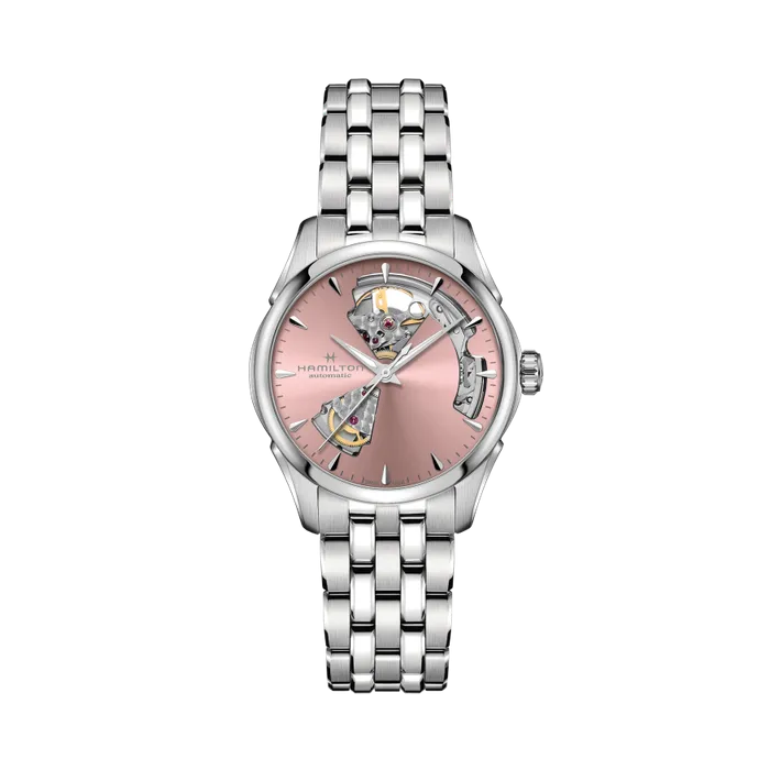 Hamilton Jazzmaster Open Heart Auto Pink H32215170
