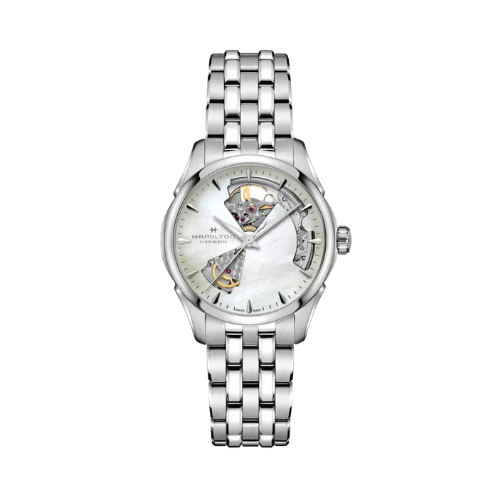 Hamilton Jazzmaster Open Heart Auto Mother Of Pearl H32215190