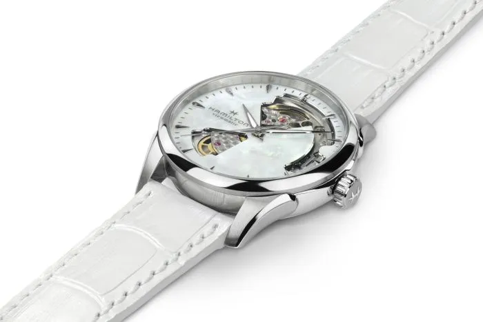 Hamilton Jazzmaster Open Heart Auto Mother Of Pearl H32215890 detay görseli 1