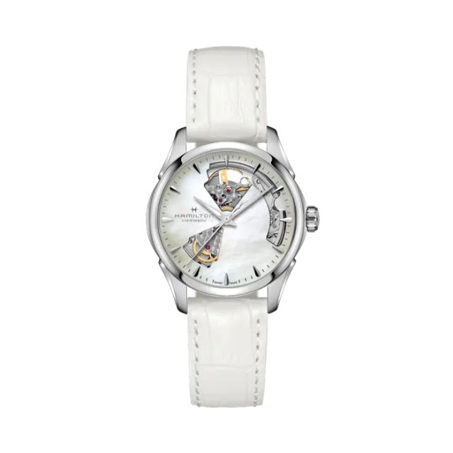 Beğenmek için çift tıkla Hamilton Jazzmaster Open Heart Auto Mother Of Pearl H32215890 Görsel 1