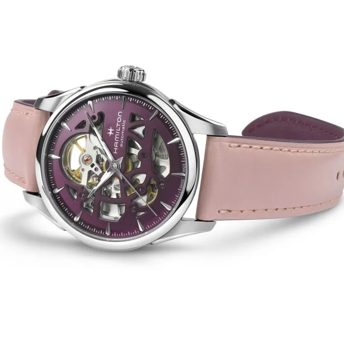 Hamilton Jazzmaster Skeleton Auto Mor H32265801 detay görseli 2
