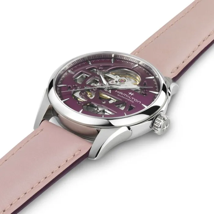 Hamilton Jazzmaster Skeleton Auto Mor H32265801 detay görseli 1