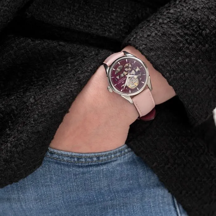 Hamilton Jazzmaster Skeleton Auto Mor H32265801 detay görseli 5