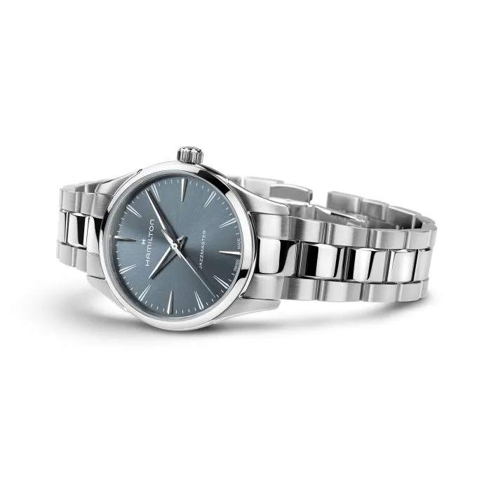 Hamilton Jazzmaster Quartz Mavi H32301141 detay görseli 3